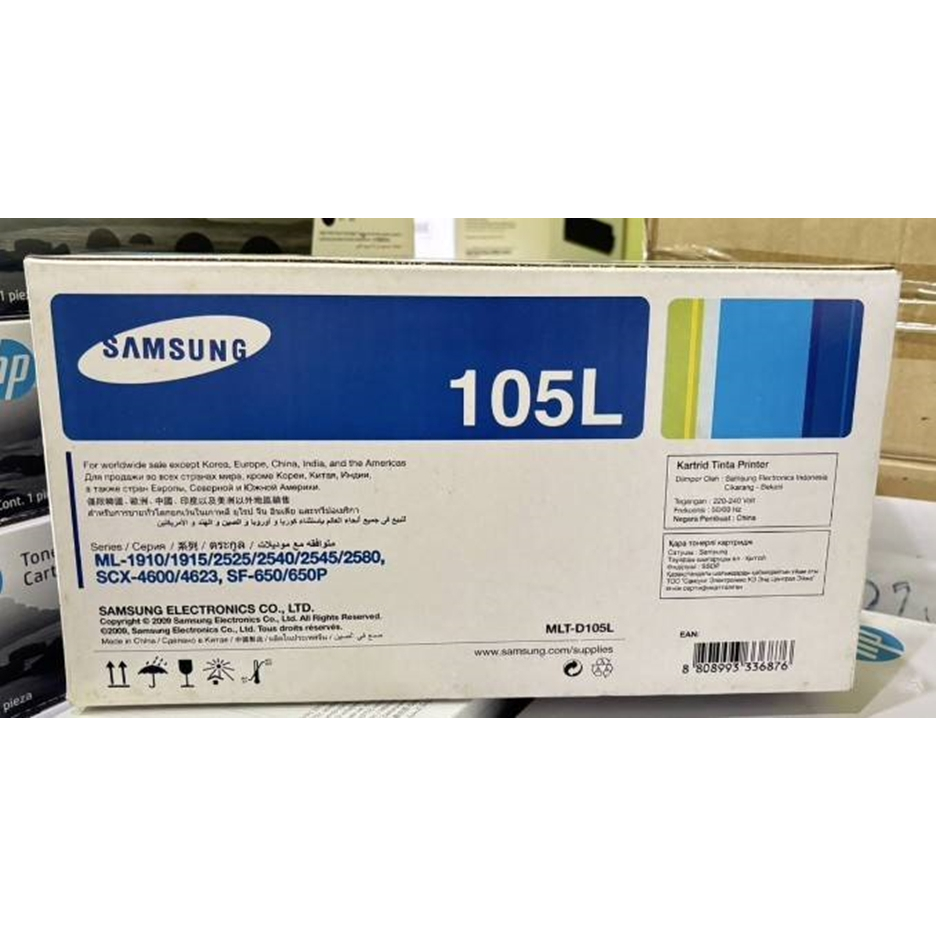 Samsung MLT-D105L ตลับหมึกแท้ ML-1910 ML-1915 ML-2525 ML-2525W ML-2540  ML-2580N  SCX-4600 SCX-4623F