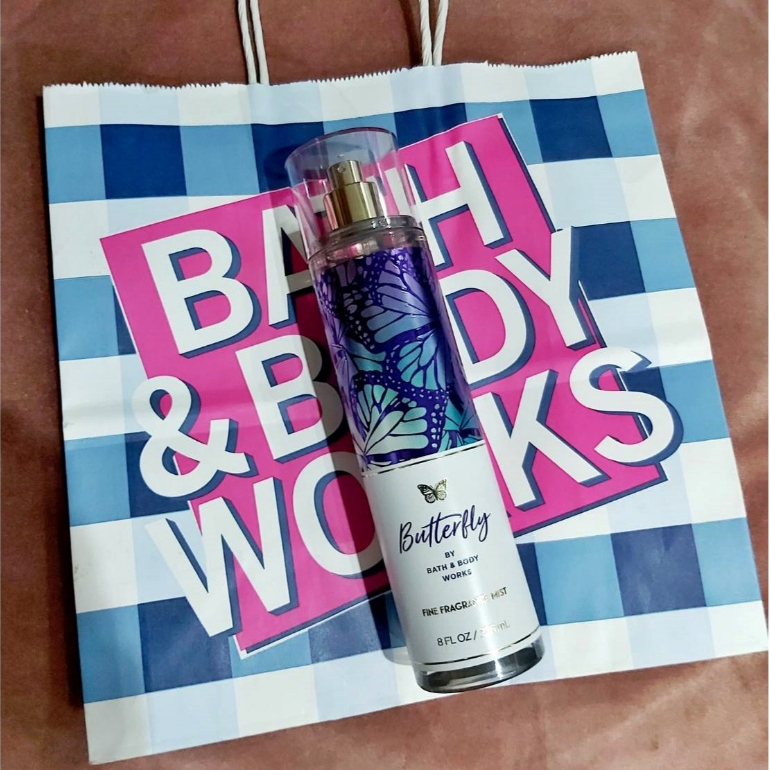 ของใหม่ ของแท้ 100% Bath & Body Works BUTTERFLY Fine Fragrance Mist 236ml