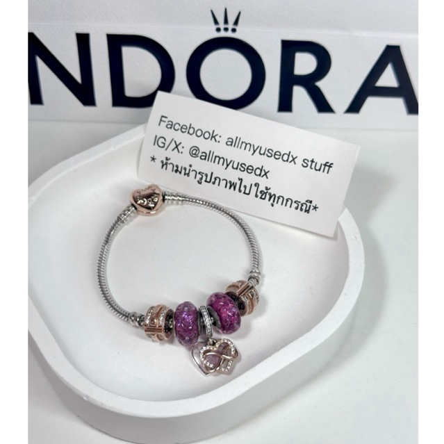 มือสอง สภาพดีมาก Pandora ของแท้ เซ็ตมือสอง แยกชิ้น