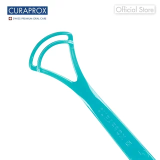 ที่ขูดลิ้น CURAPROX CTC 203 Duo Pack ประกอบไปด้วยรุ่น CTC 201 (แบบเรียบ) และ CTC 202 (แบบ 2 ชั้น - เรียบ และหยัก) (คละสี