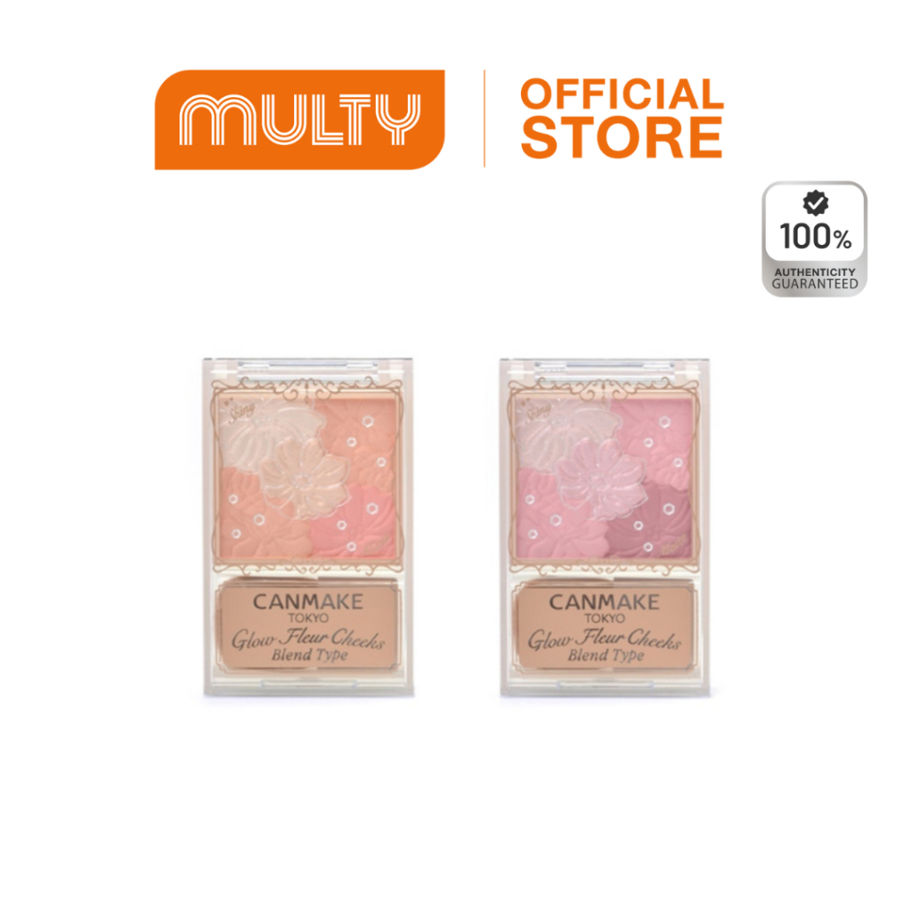 Canmake-Glow Fluer Cheek Blend Type บลัชออน