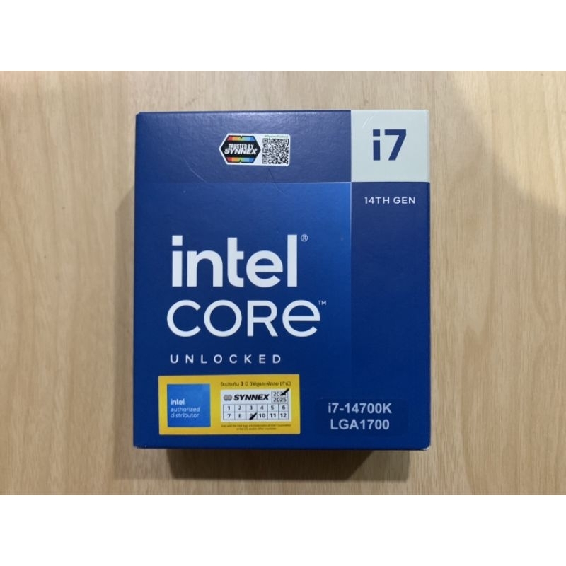 CPU INTEL CORE I7 14700K 20C/28T ( ประกันเกือบ 5 ปี )