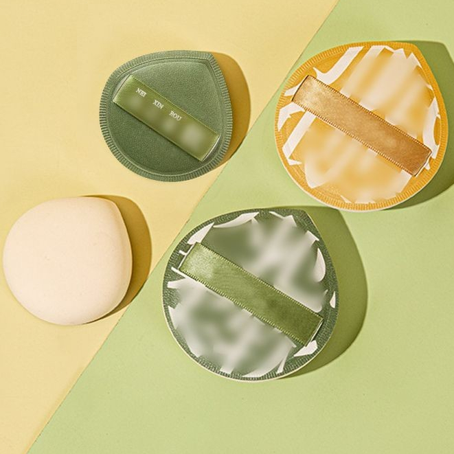 Smart พัฟฟองน้ำแต่งหน้า พัฟขนาดใหญ่ สวมนิ้ว นุ่มพิเศษ Powder puff-em
