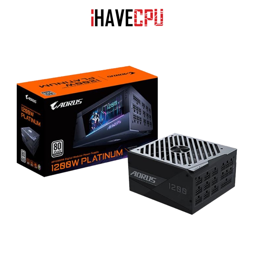 iHAVECPU PSU (อุปกรณ์จ่ายไฟ) GIGABYTE AORUS AP1200PM 1200W (80+PLATINUM)