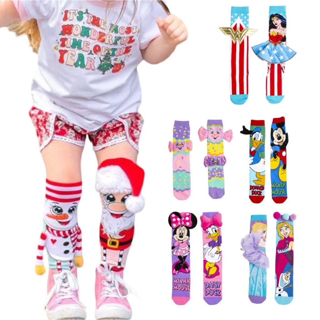 ถุงเท้าแฟนซีเด็ก fancy sock ใส่เวลามีธีม odd sock ในกิจกรรม หรือเทศกาลต่างๆ