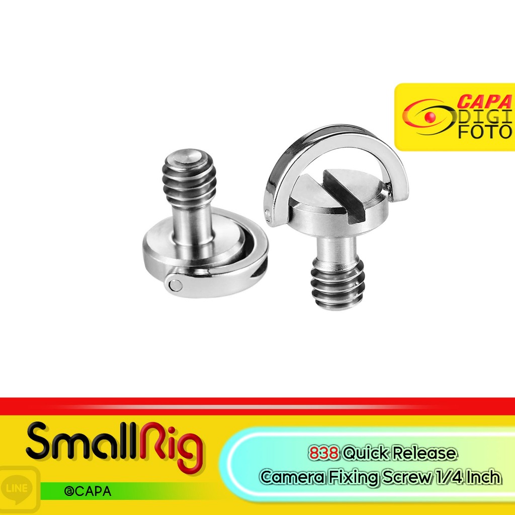 SmallRig Quick Release Camera Fixing Screw 1/4 Inch 838