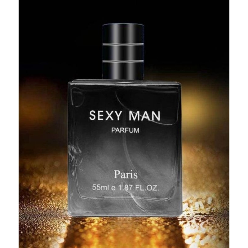 น้ำหอมผู้ชายSEXY MAN กลิ่นหอมสปอร์ต มีสเน่ห์ ติดทนนาน น้ำหอมเพอฟูม มีเอกลักษณ์เฉพาะตัว55ML.