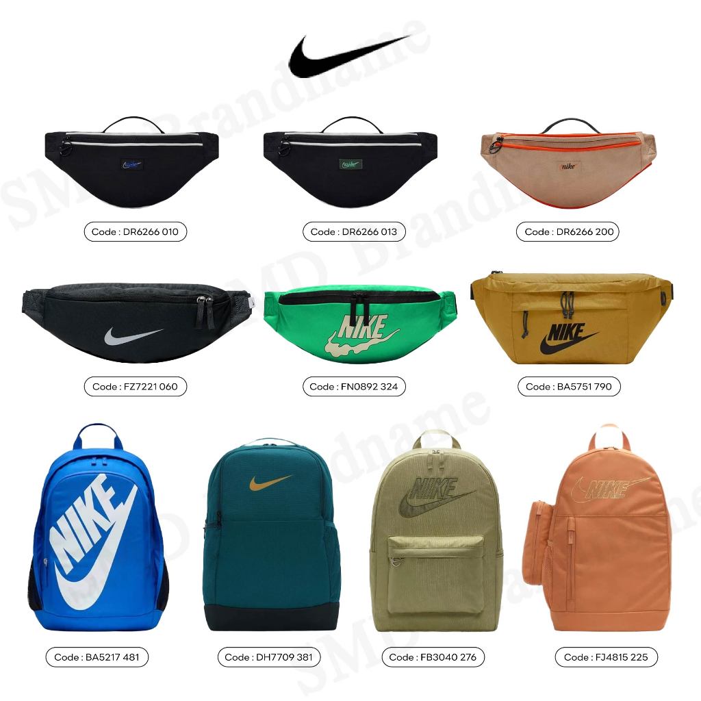 Nike กระเป๋าเป้ คาดอก สะพายหลัง สินค้าแท้ 100% สินค้าจากชอป