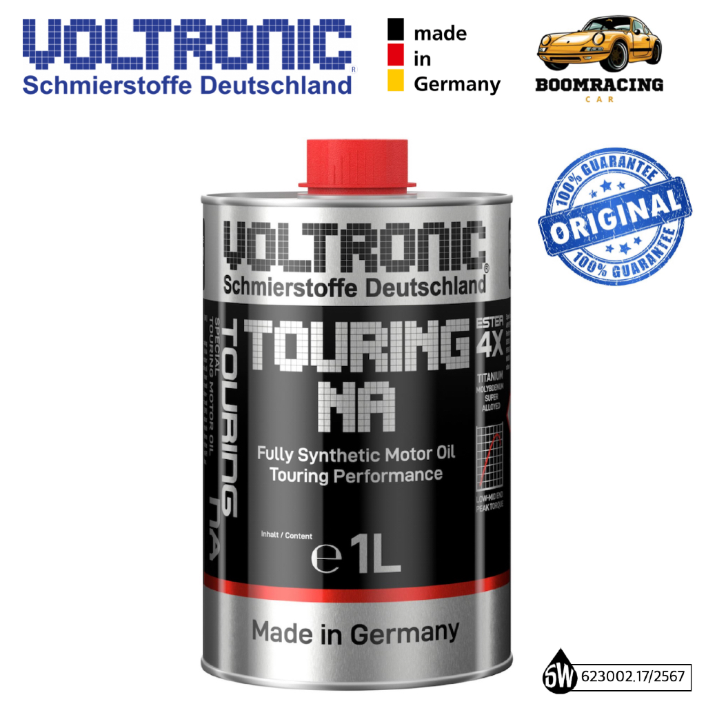 VOLTRONIC TOURING NA Base Oil Group 4PAO+5ESTER 4X Made in Germany น้ำมันเครื่องสังเคราะห์แท้ 100%