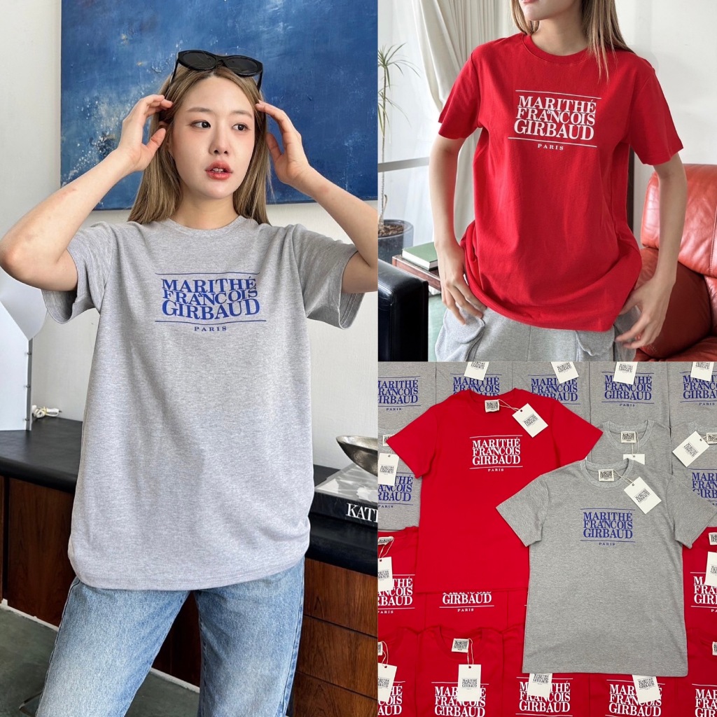 เสื้อยืดแบรนด์ดังเกาหลี รุ่นใหม่ ดีเทลสกรีนโลโก้ งานตามหา ชนช็อปเกาหลีเลยค้า ทรงสวยดูดี น่ารักมาก ใส่ยังไงก็เป๊ะไม่โป๊ะ