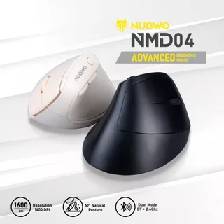 ⚡️เมาส์ไร้สายเพื่อสุขภาพ⚡️NUBWO NMD04 NMD09 Advanced Ergonomic Mouse Wireless และ Bluetooth NMD-04