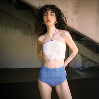 APRILPOOLDAY MAGGIE HALTER TOP SET (SWIMSUIT)