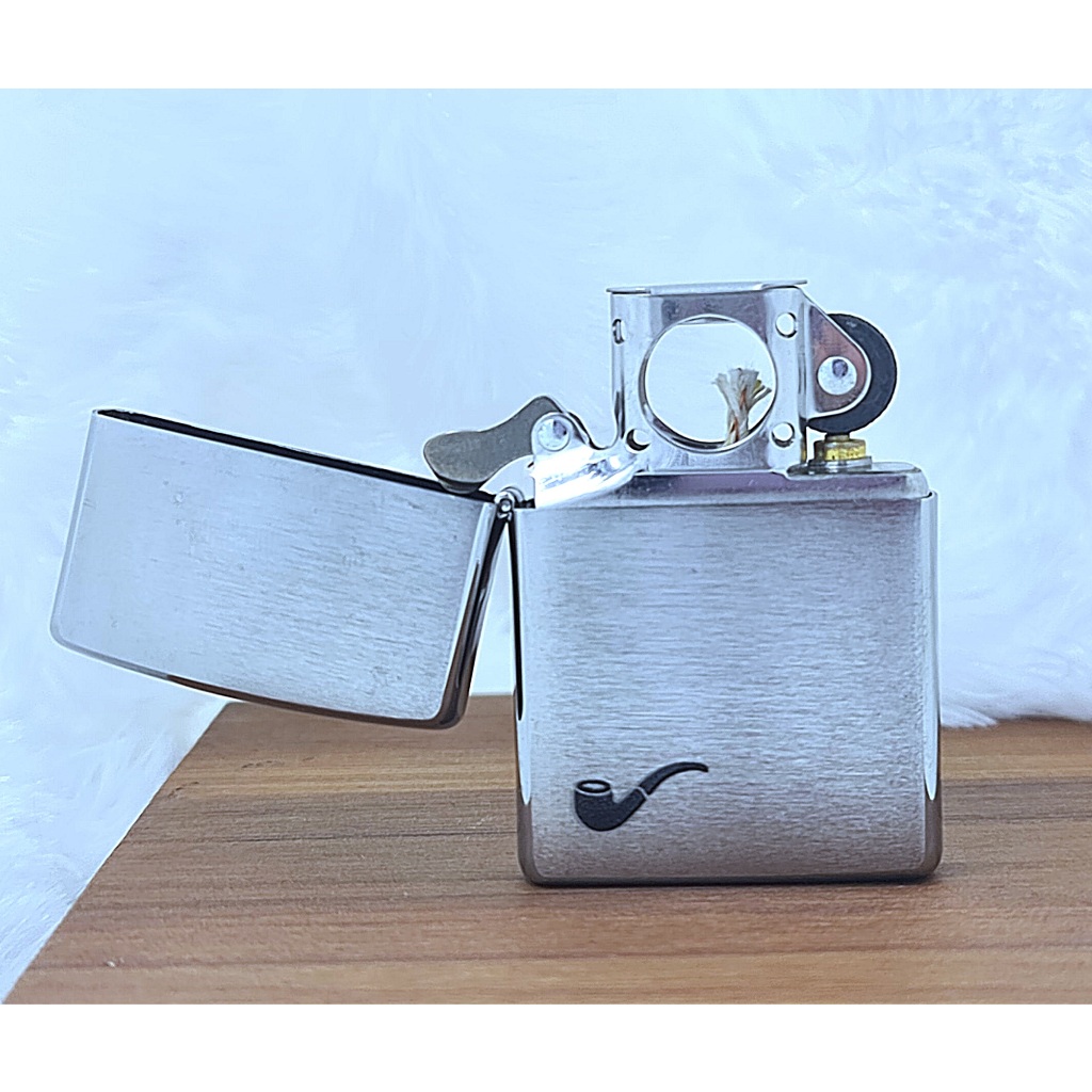 ZIPPO ไปป์ ขัดโครเมียม แท้ 100% USA