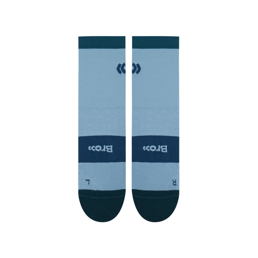 BROOO LOW CREW SOCKS TRAIL SS2024 GLACIER