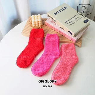 ❄️ พร้อมส่ง ถุงเท้าผ้าขนหนู ถุงเท้ากันหนาว (NO.S05)