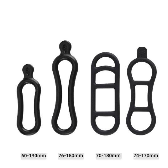 สายรัดยางยึด ไฟจักรยานและอุปกรณ์ต่างๆ ของจักรยาน 1ชุด5ชิ้น