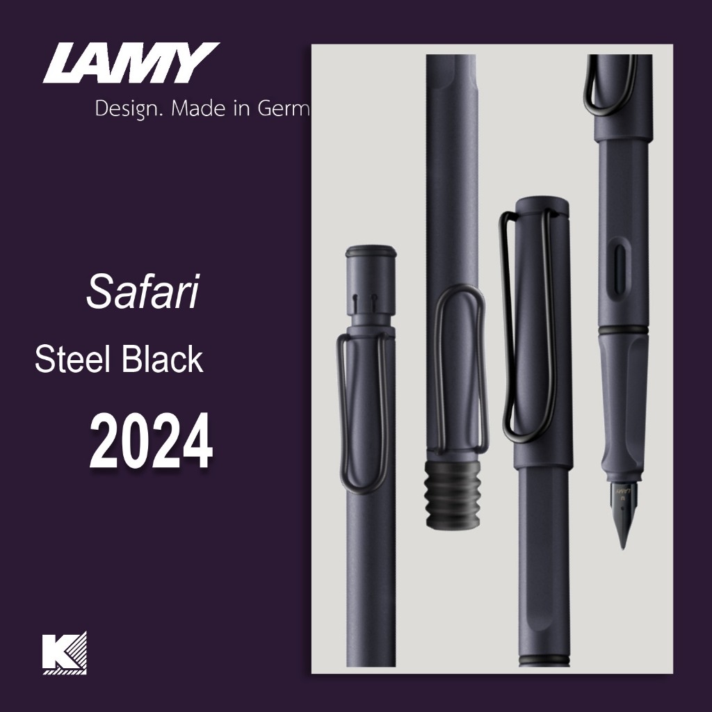 LAMY Safari Steel Black 2024 - รูปที่ 4