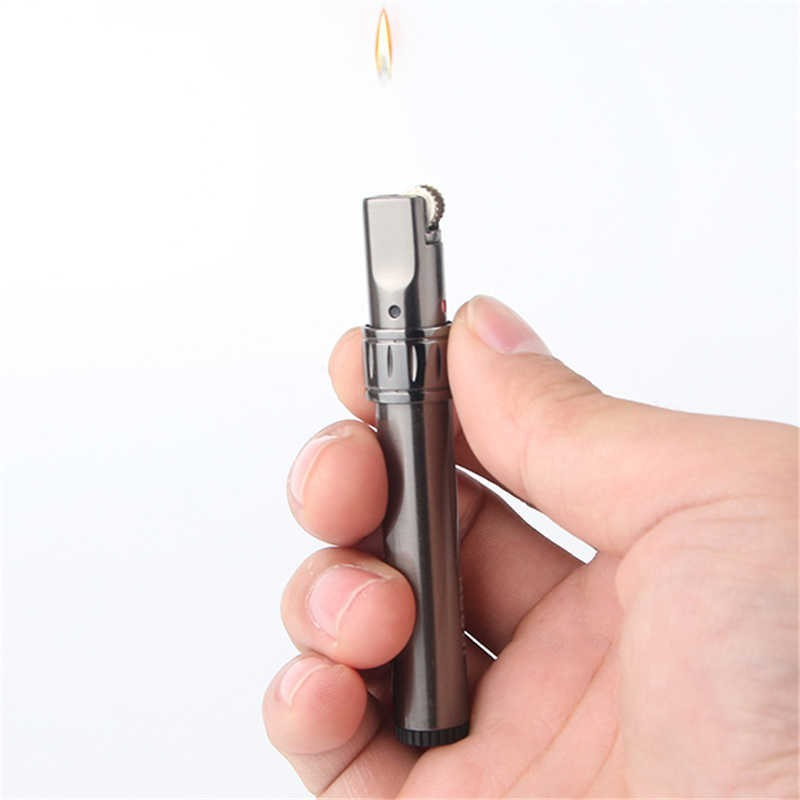 JOBONไฟลอย ไฟลอยปรับไฟได้2แบบ วัสดุ สเเตนเลส 1 หัว แบบเติมแก็ส อุปกรณ์จุดไฟ