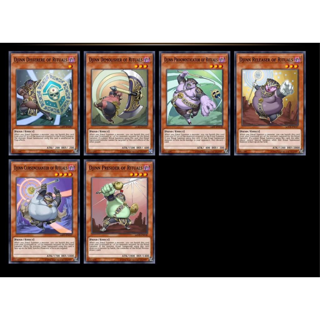 YUGIOH JAPANESE CARD LOT[Djinn of Ritual] SET