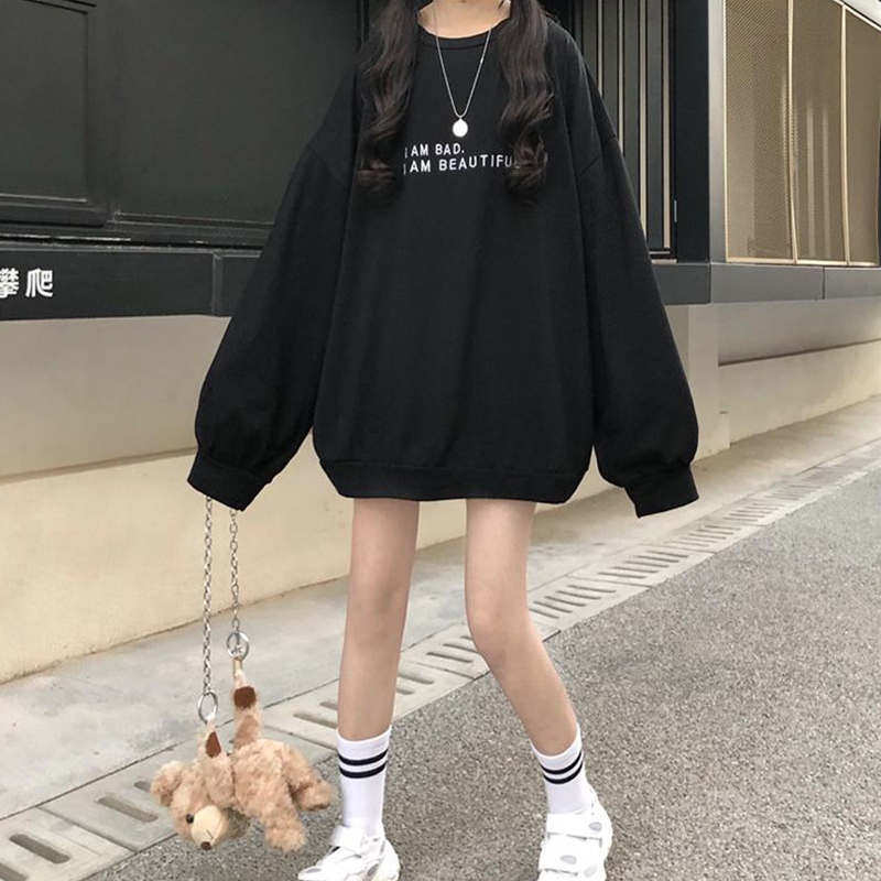 QKshop   ใหม่พร้อมส่ง เสื้อแฟชั่น เป็นงานคอกลมแขนยาว เนื้อผ้าดี ใส่สบายไม่หนามาก ราคาถูกๆ รุ่นนี้บอกเลยว่าไม่ควรพลาด - รูปที่ 5