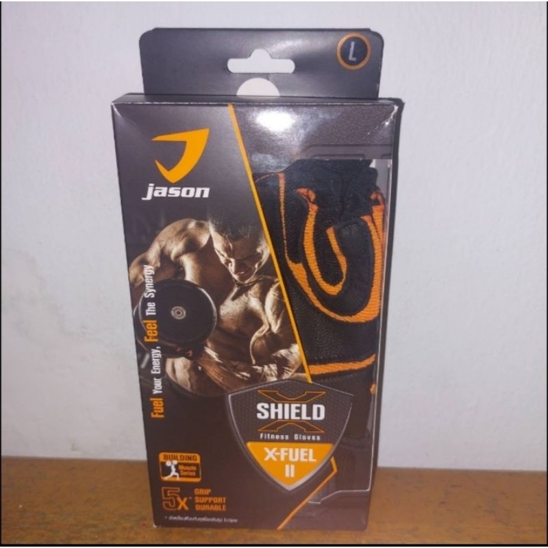 *สินค้าใหม่​ ไม่เคยใช้งาน* ถุงมือฟิตเนส​ ยกเหวท Jason X-Fuel II ไซส L แกะมาลองใส่ครั้งเดียว​ แต่ใส่ไ