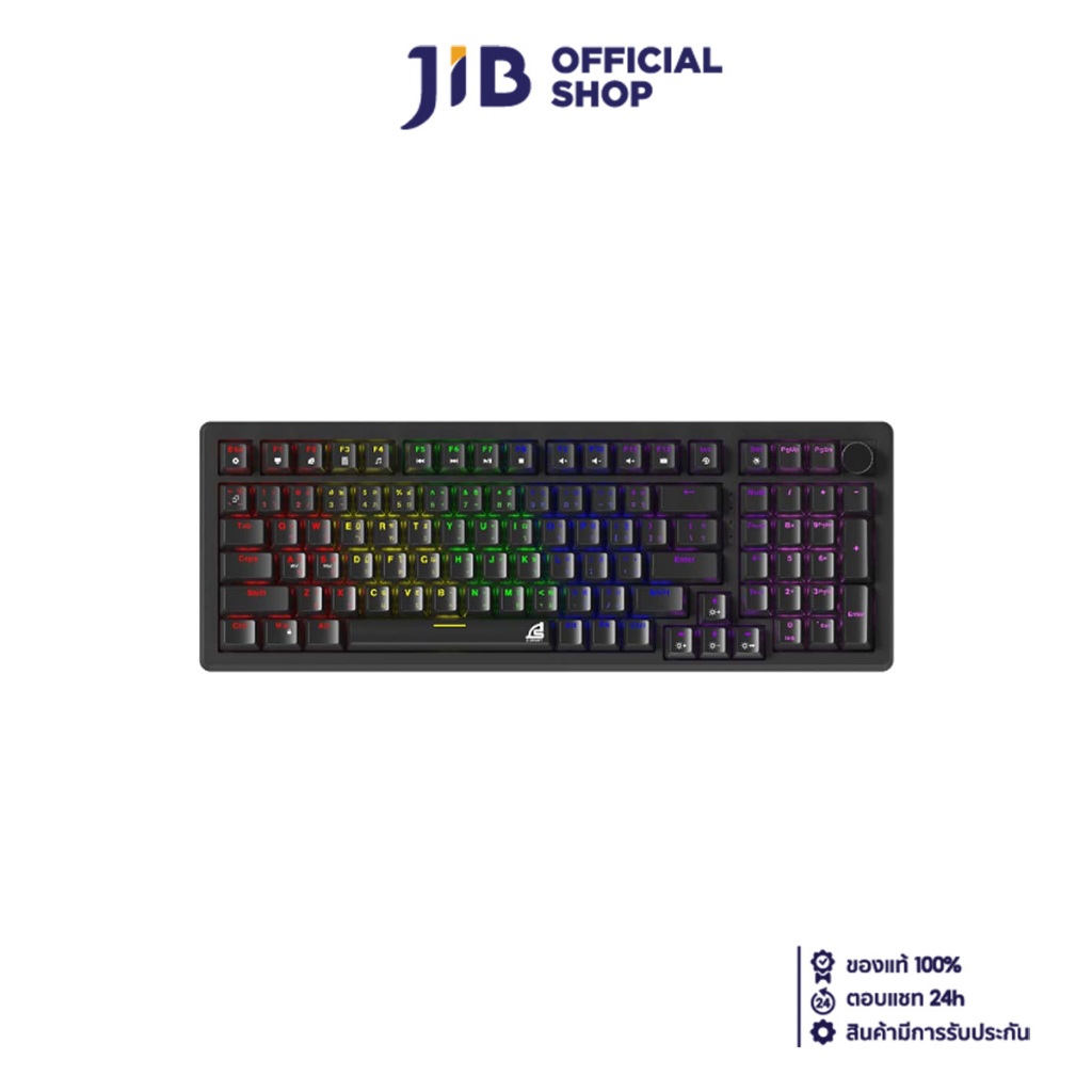 KEYBOARD (คีย์บอร์ด) SIGNO KB-724 MONOXXI (BLACK) (OUTEMU BLUE SWITCH MINI RGB EN/TH)