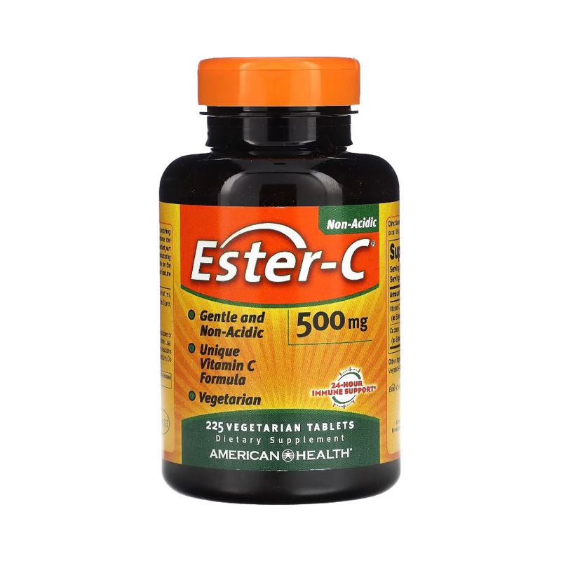 **ส่งด่วน**exp 04/2028 American Health Ester-C Vitamin C 500 mg Coated 225 Tablets, Immune System Booster