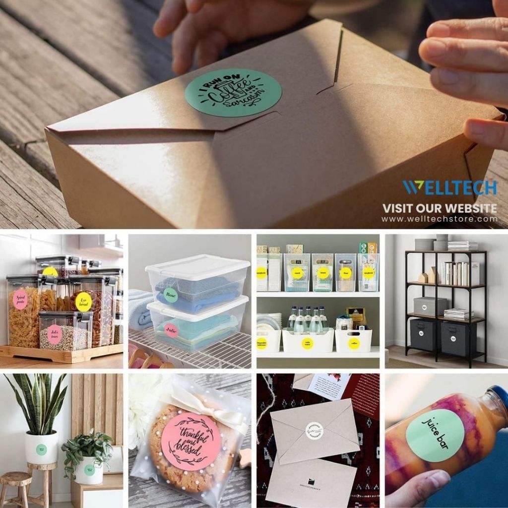 Thermal Sticker Labels WELLTECH กระดาษสติกเกอร์ความร้อน ฉลากสินค้า เนื้อ PP แช่น้ำได้ ไม่ฉีกขาด - รูปที่ 3