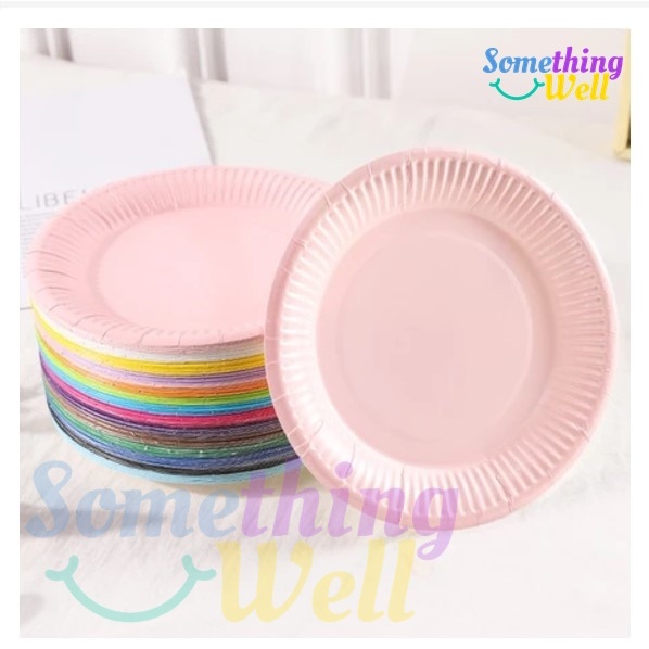 จานกระดาษ 7 นิ้ว(แพ็ค10ใบ) สีพื้น แบบใช้แล้วทิ้ง หรือสำหรับงาน DIY - รูปที่ 4