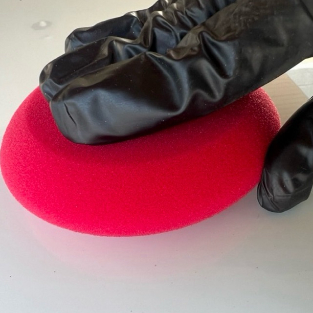 ฟองน้ำลงแวกซ์ ฟองน้ำเคลือบสีเกรดพรีเมี่ยม UFO applicator ขนาด 4 นิ้ว - รูปที่ 6