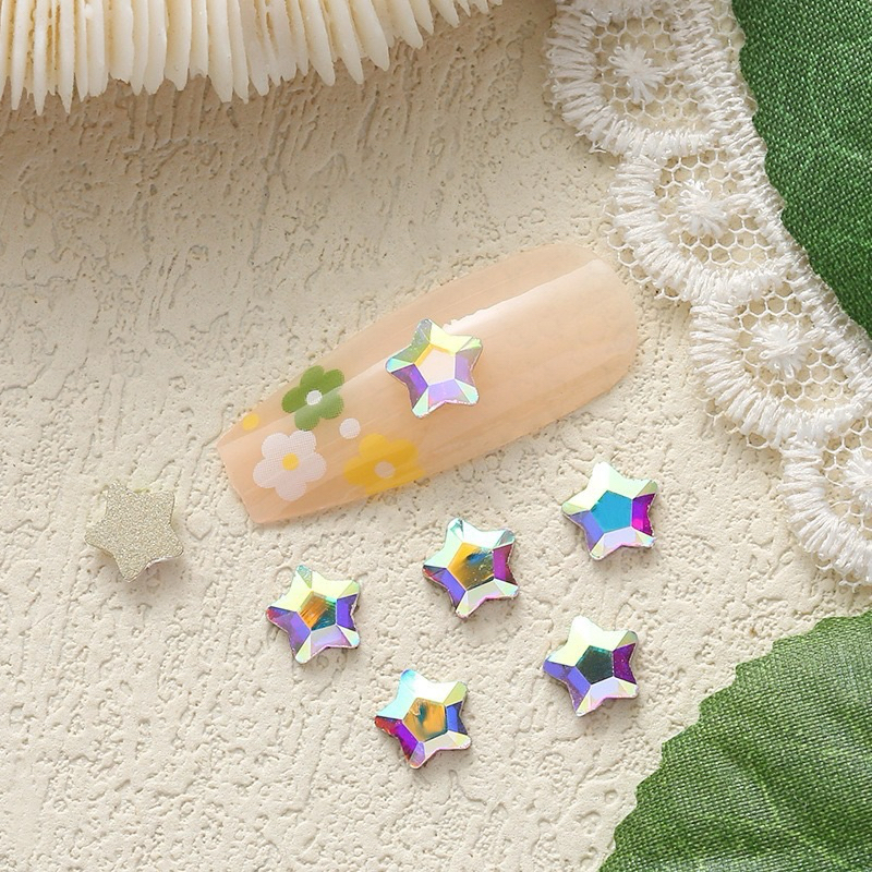 ดาวเพชร สำหรับแต่งเล็บขนาด4มิลและ6มิล 10 ชิ้นต่อแพค - รูปที่ 4