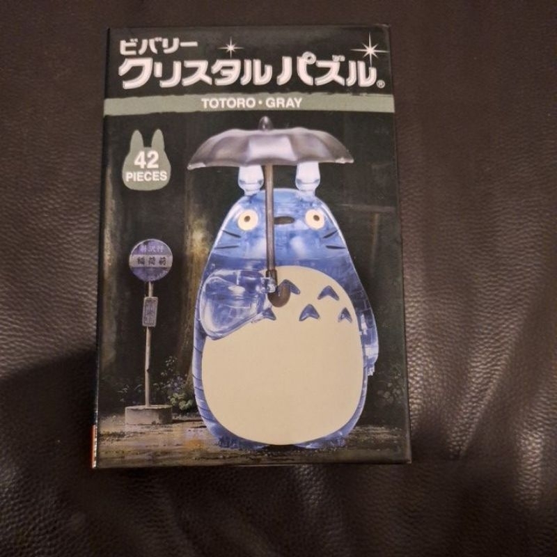 puzzle acylic ตัวtotoro ของแท้ ใสๆ จากญี่ปุ่น ลิขสิทธ์ studio ghibi แท้