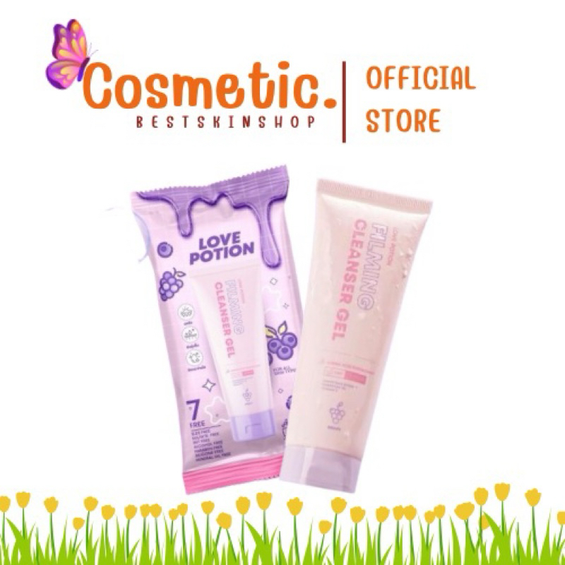 [พร้อมส่ง Reseller ส่วนลด Shopee video]Love potion สบู่เกรปปี้ Filming cleanser gel ของแท้100%