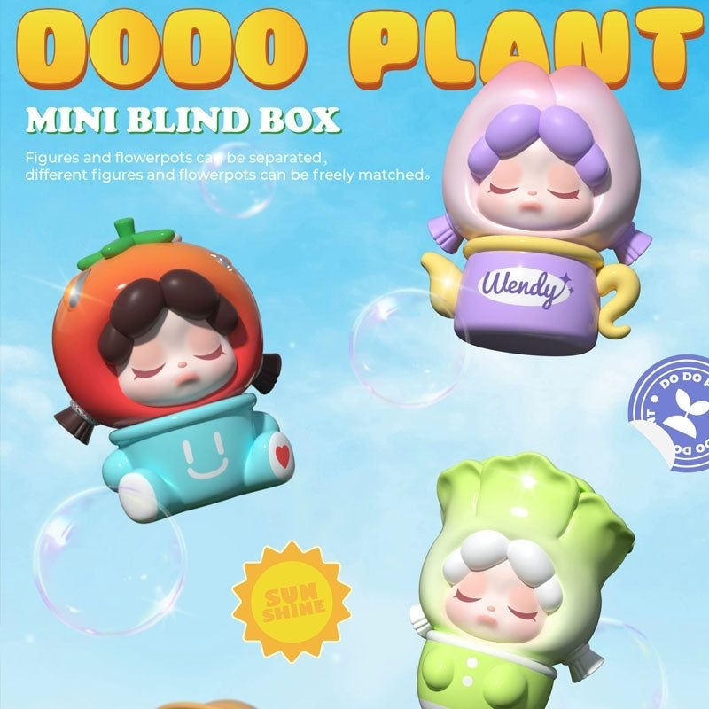 (Live/วีดิโอลด100฿) กล่องสุ่ม(1ตัว/1จุ่ม) DODO Plant Wendy Nami Mini Series Blind Box