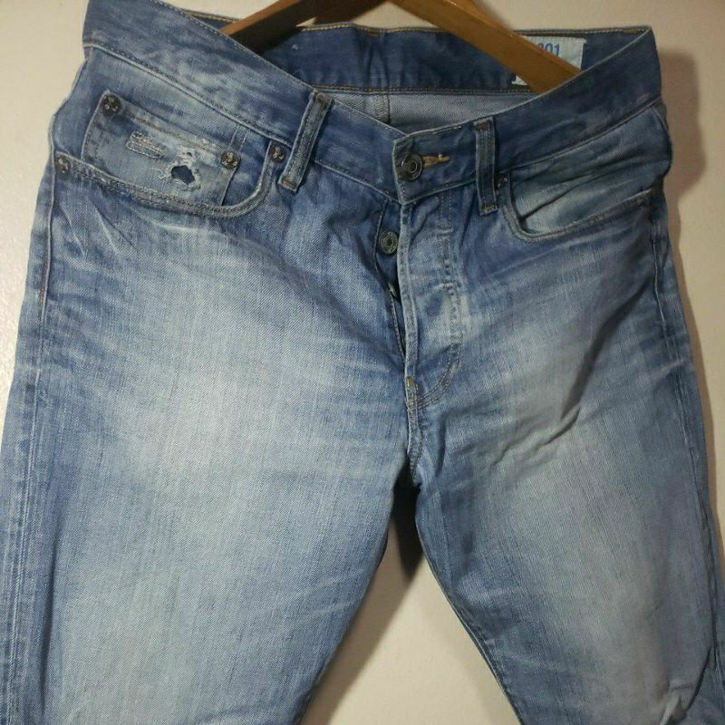 กางเกงยีนส์ เป้ากระดุม G-STAR  RAW 3301 เอว32 ยาว 41 นิ้ว I1167152