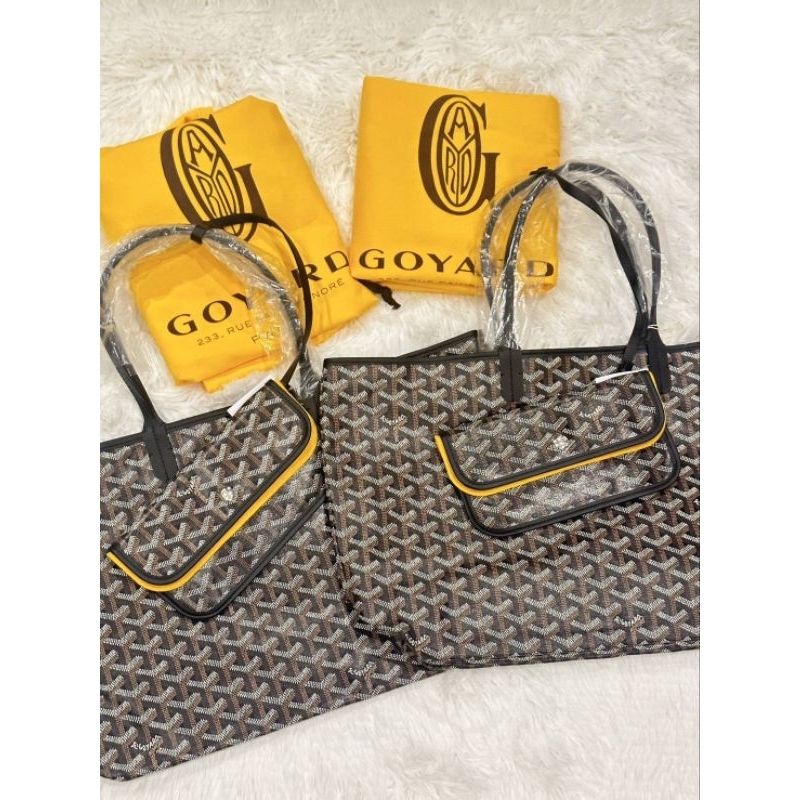 👜กระเป๋าสะพายไหล่ สุดฮิต 💥💥New  Goyard St. Louis PM สีดำ ✅รอเช็คสต๊อก