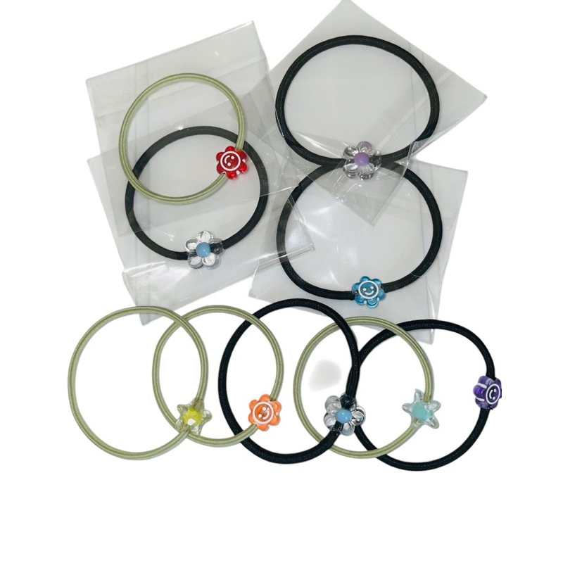 ส่ง J&T ยางมัดผม ราคา 2 บาท ใส่ซองใสให้ทุกชิ้น สามารถนำไปขายต่อได้ (แบบสุ่มตามรูป)