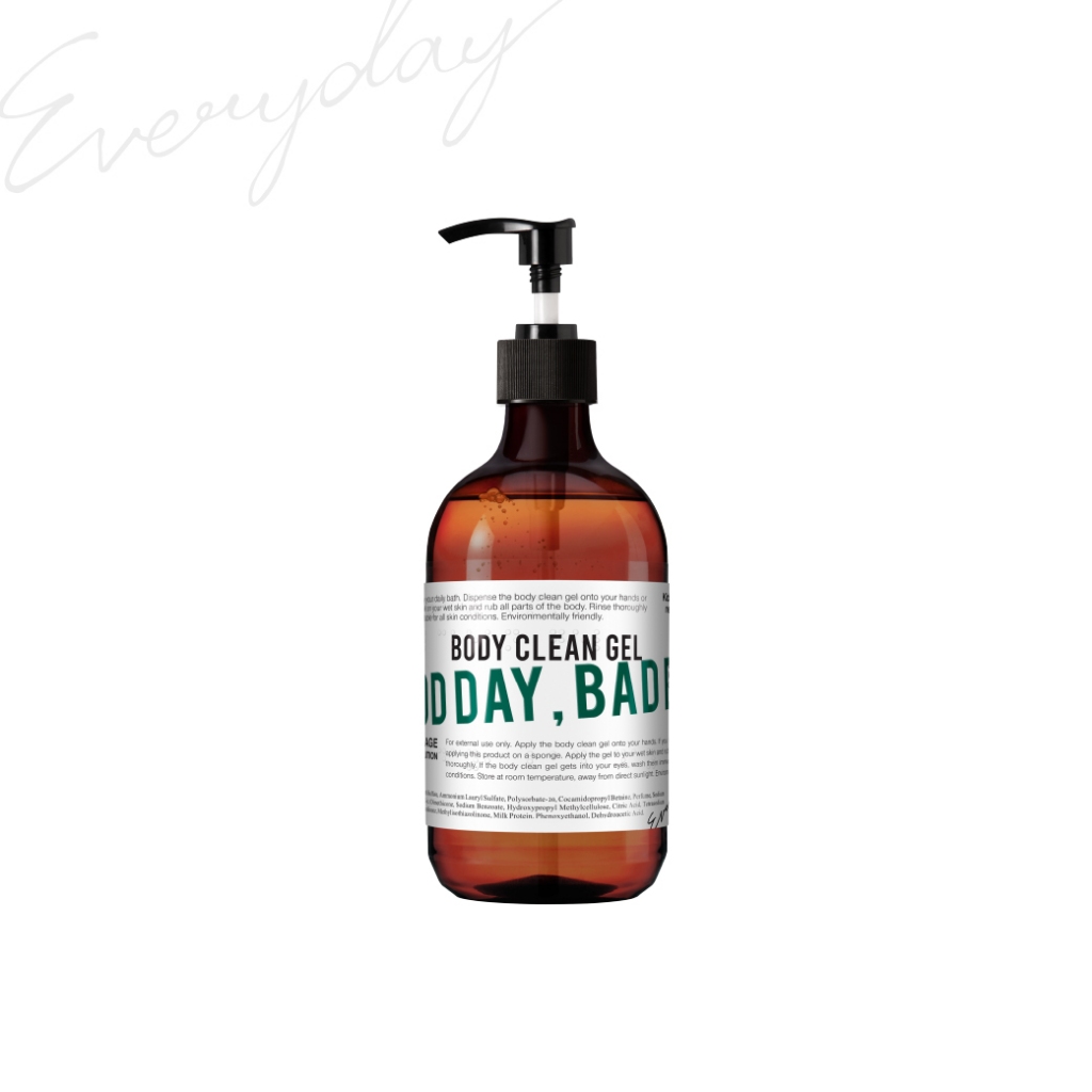 EVERYDAY & FRIENDS | Basic EVD. Body Clean Gel 480 ml (Everyday Kmkm) | เจลอาบน้ำ สบู่เหลว กลิ่นหอม สดชื่น ผ่อนคลาย