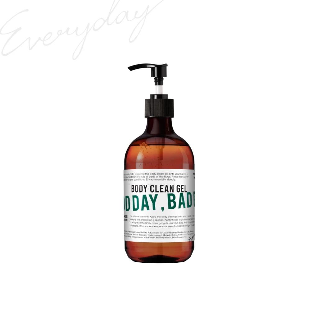 EVERYDAY & FRIENDS | Basic EVD. Body Clean Gel 480 ml (Everyday Kmkm) | เจลอาบน้ำ สบู่เหลว กลิ่นหอม สดชื่น ผ่อนคลาย