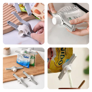 Fudonar จุกปิดปากถุง ฝาปิด-เปิดปากถุง รุ่นฝาเกลียว ตัวหนีบปากถุง ปิดปากถุงขนม ของใช้ในบ้าน