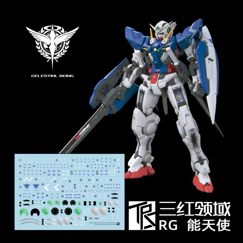 ดีคอลน้ำ TRS RG DECAL RG GUNDAM EXIA สินค้า 1 ชุดมี 1 แผ่น
