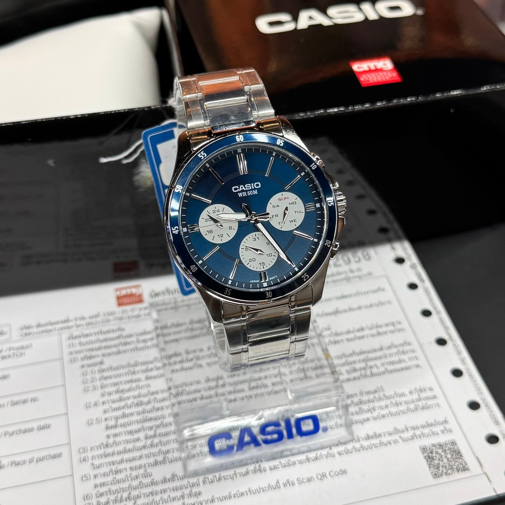 นาฬิกา CASIO  รุ่น MTP-1374D / ของแท้ รับประกัน 1 ปี