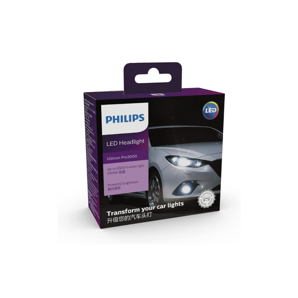 PHILIPS Ultinon Pro3000 H4 LED 6500K ไฟ LED PHILIPS Ultinon Pro3000 H4 6500K