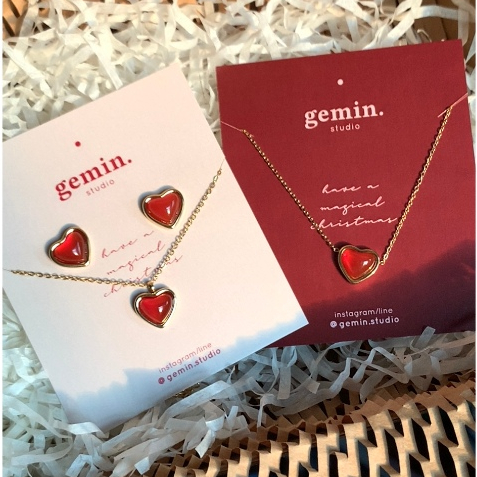 gemin. | #gmnheartbeat earrings / #gmnnlheartbeat necklace / #gmnbclheartbeat bracelet