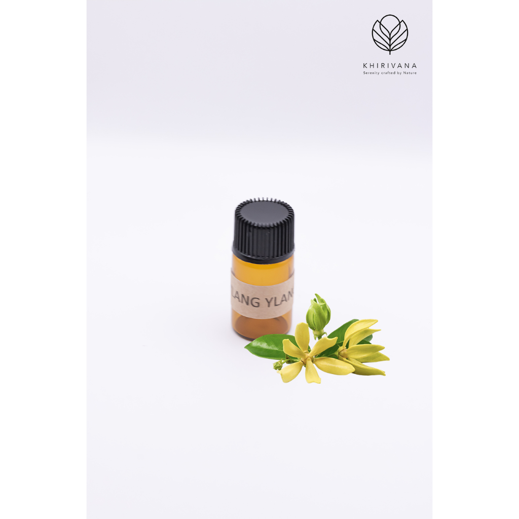 Khirivana น้ำมันหอมระเหยสกัดบริสุทธิ์100% กระดังงา (Ylang Ylang Pure Essential Oil) ขนาด 3กรัม