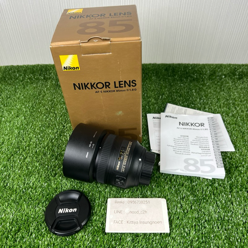 เลนส์ Nikon AF-S 85mm F1.8G หมดประกัน สภาพสวย