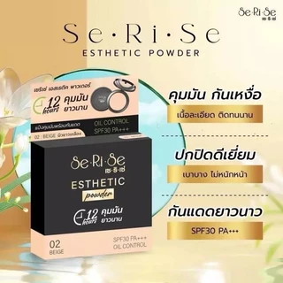 แป้งพัฟคุมมัน แป้งอิงฟ้า SERISE ( 1แถม1 กดโปรโมชั่น1เเถม1 } OIL CONTROL SPF30PA+++ 10g.