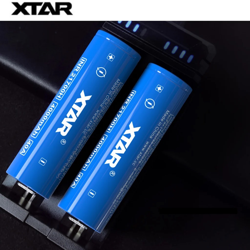 XTAR INR21700H 4000mAh 3.6V 40A High-drain Li-ion Battery