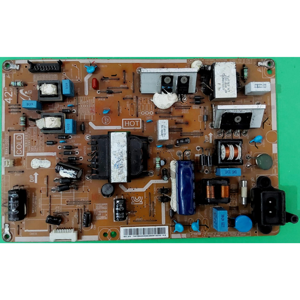 POWER SUPPLY SAMSUNG พาร์ท BN44-00609E ใช้กับรุ่น UA40F5000AR HG40AB670F ของถอดแท้ มีรับประกัน 30 วั