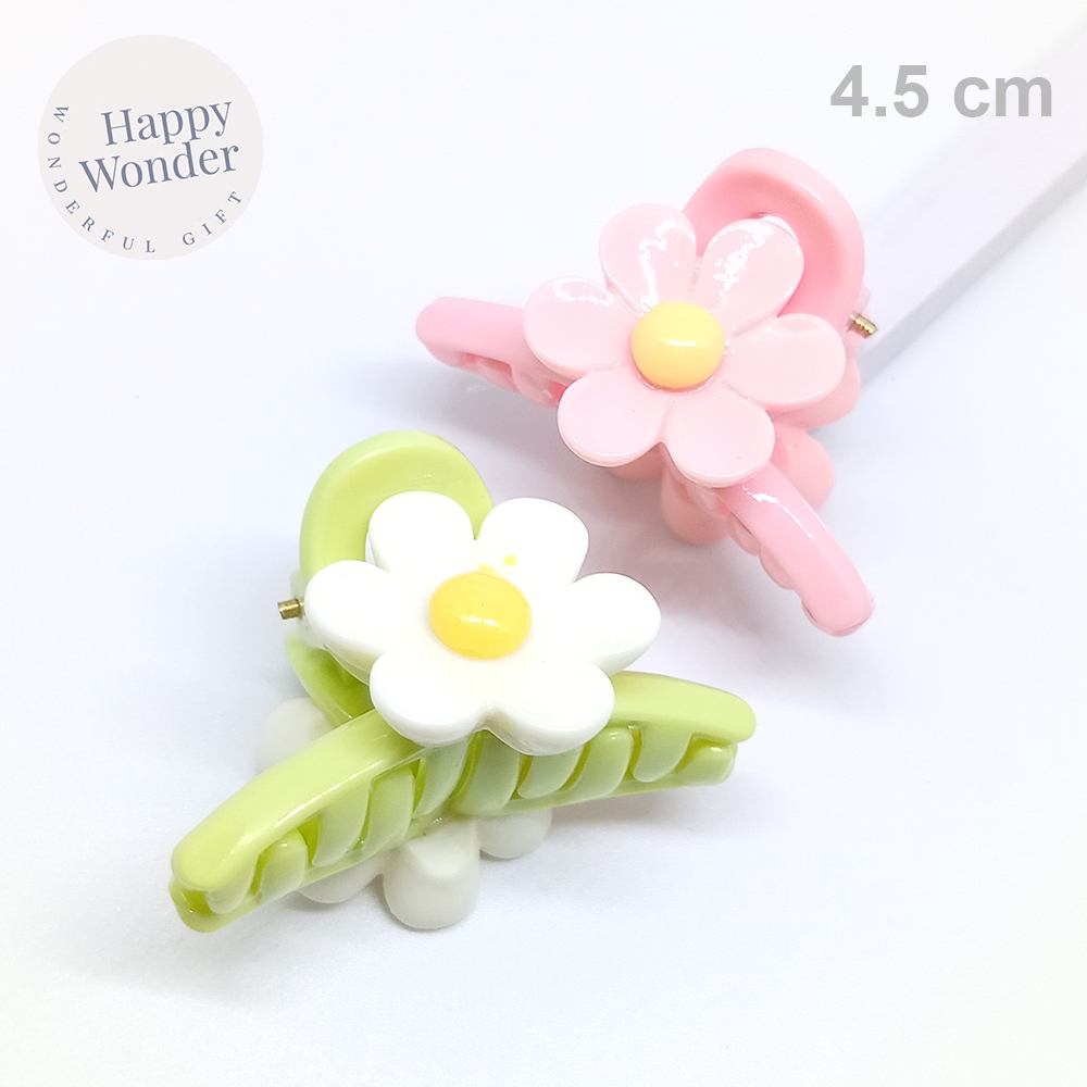 กิ๊บหนีบผม ครึ่งศีรษะ หนีบข้าง หนีบหน้าม้า ขนาด 4.5 cm ประดับเพชร หรูหรา ทรงหางปลา - รูปที่ 4